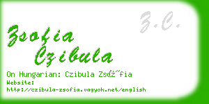 zsofia czibula business card